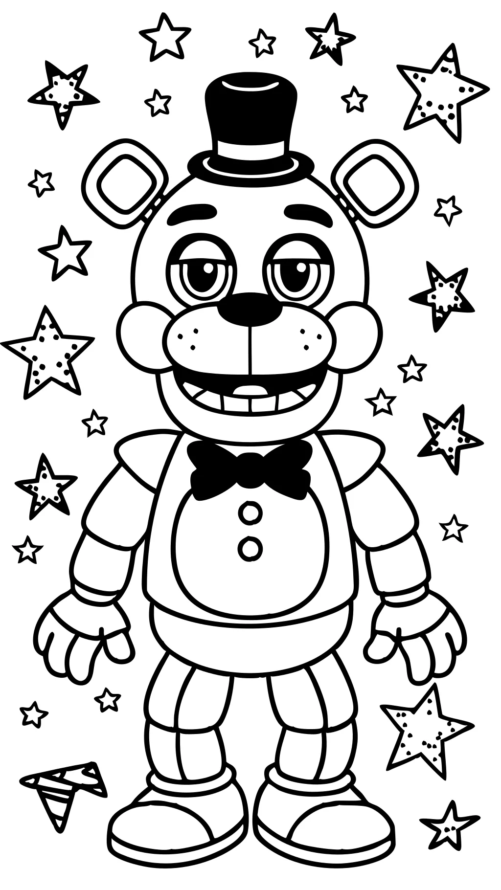 Páginas Golden Freddy FNAF Coloring